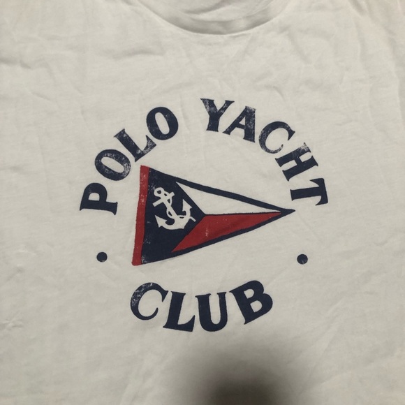 Polo Ralph Lauren Yacht Club Graphic T-Shirt White XXL - Picture 2 of 4